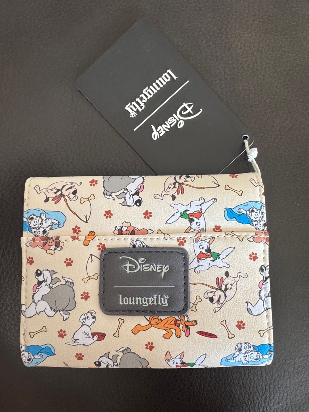 Loungefly Disney Dogs Flap Wallet NWT